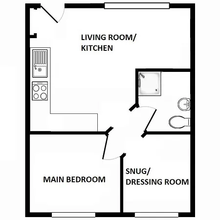 شقة Cosy Cottage With Lake Access View And Allocated Parking